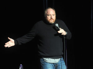 ap foto : brad barket : file - in this nov. 5, 2014 file photo, louis c.k. performs at the 8th annual stand up for heroes, presented by new york comedy festival and the bob woodruff foundation, at the theater at madison square garden in new york. louis c.k.Ìs comedy show in new york was canceled because of the weather. the comedian-actor sent an email to ticketholders expecting to see his madison square garden show tuesday, poking fun at the hysteria surrounding the snowstorm hitting the northeast. (photo by brad barket/invision/ap, file) 11051419560, 21334631 louis c.k louis ck-canceled sho automatarkiverad